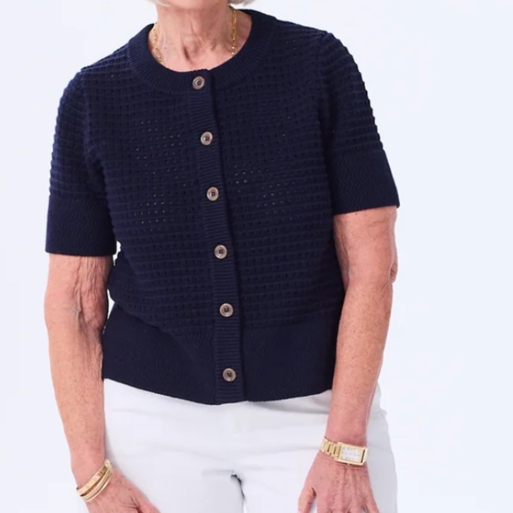 Alice Walk THE COTTON CROCHET CARDIGAN